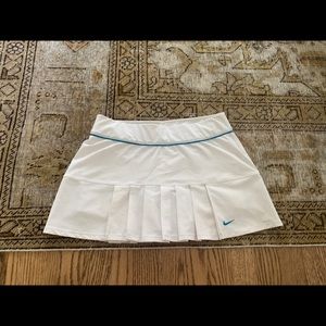 Nike Dri-Fit white tennis skirt